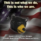 Black Bear Head Pin M032