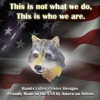 Wolf Head Pin M041