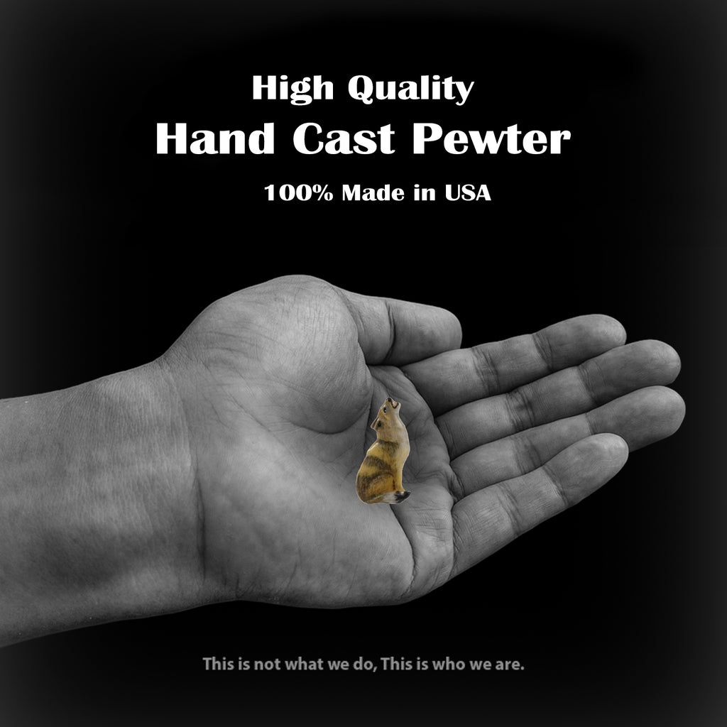 Wolf Howling Pin M042