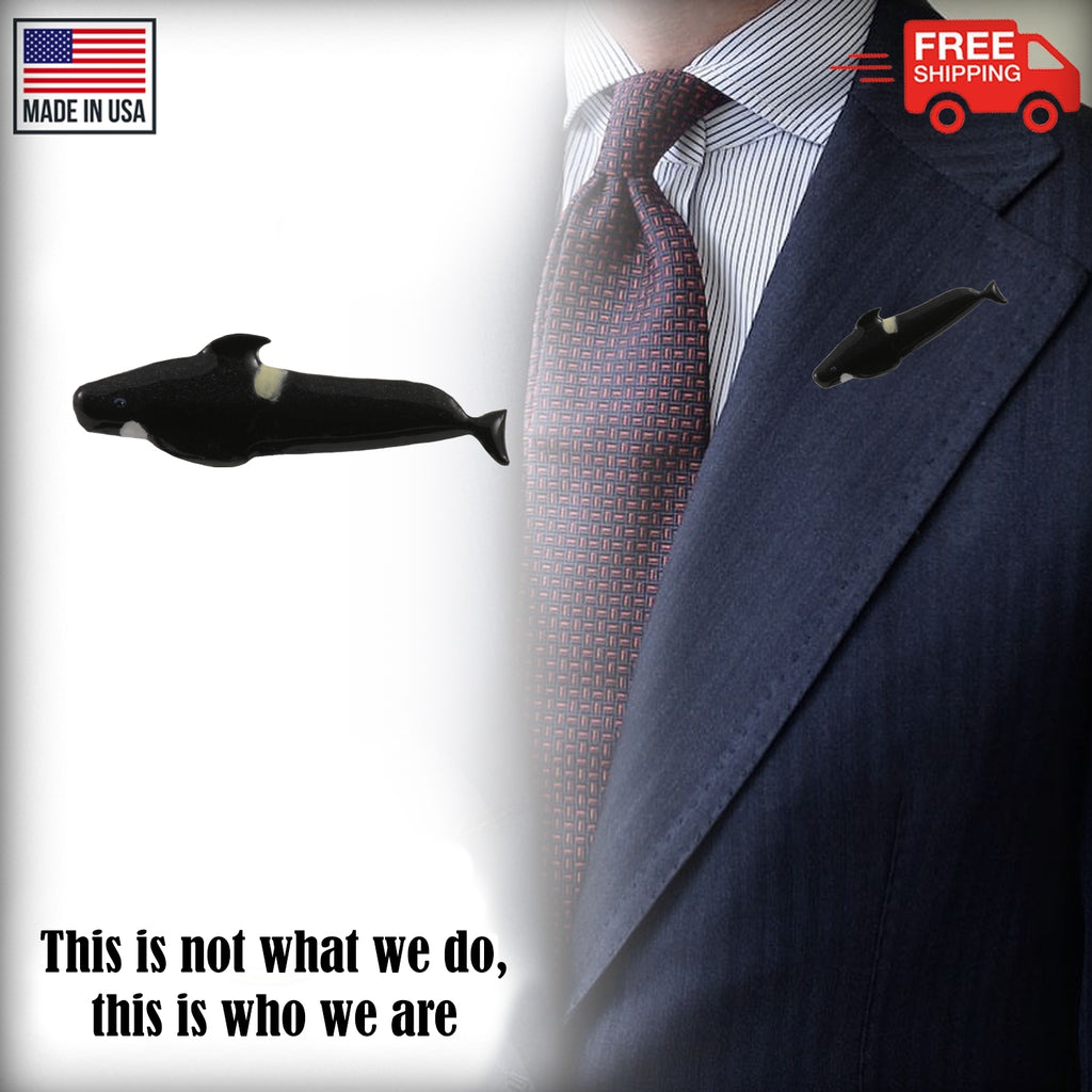 Pilot Whale Pin M070