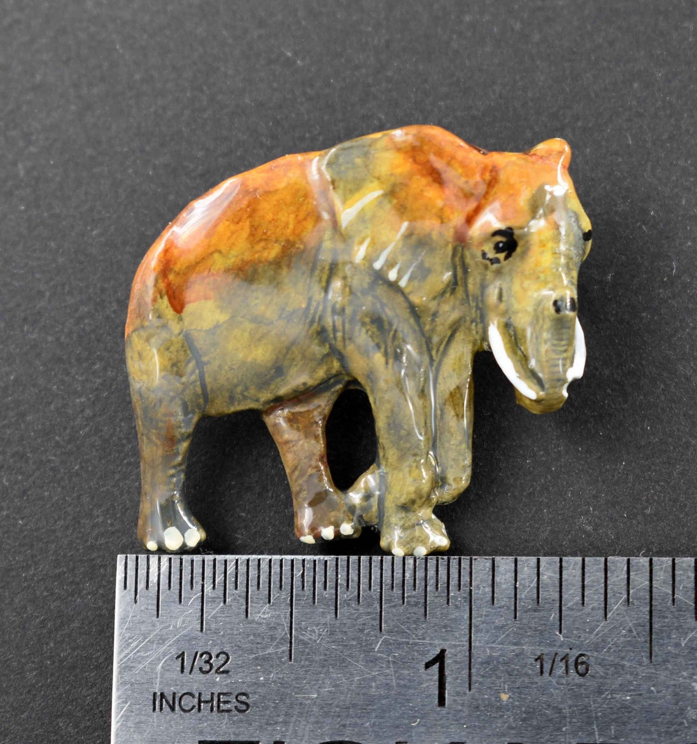 African Elephant Pin