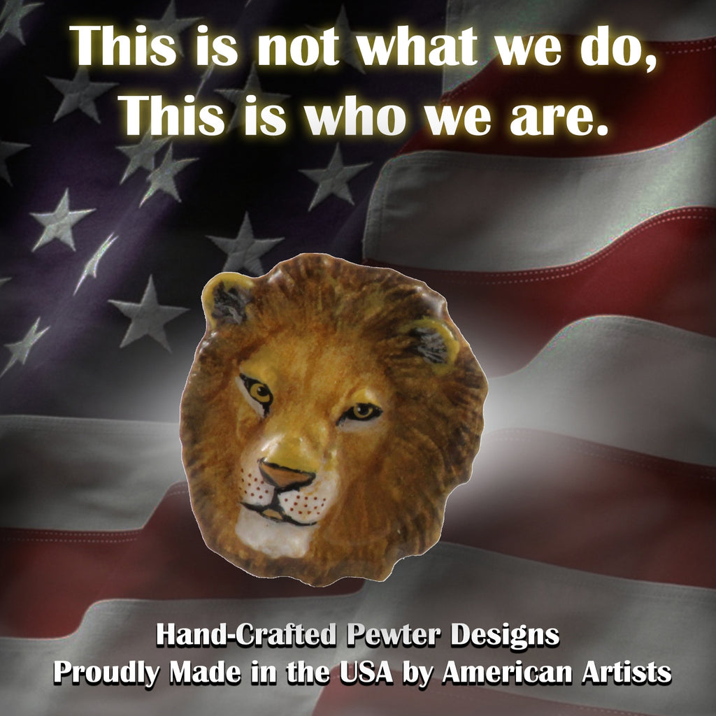 Lion Head Pin M102