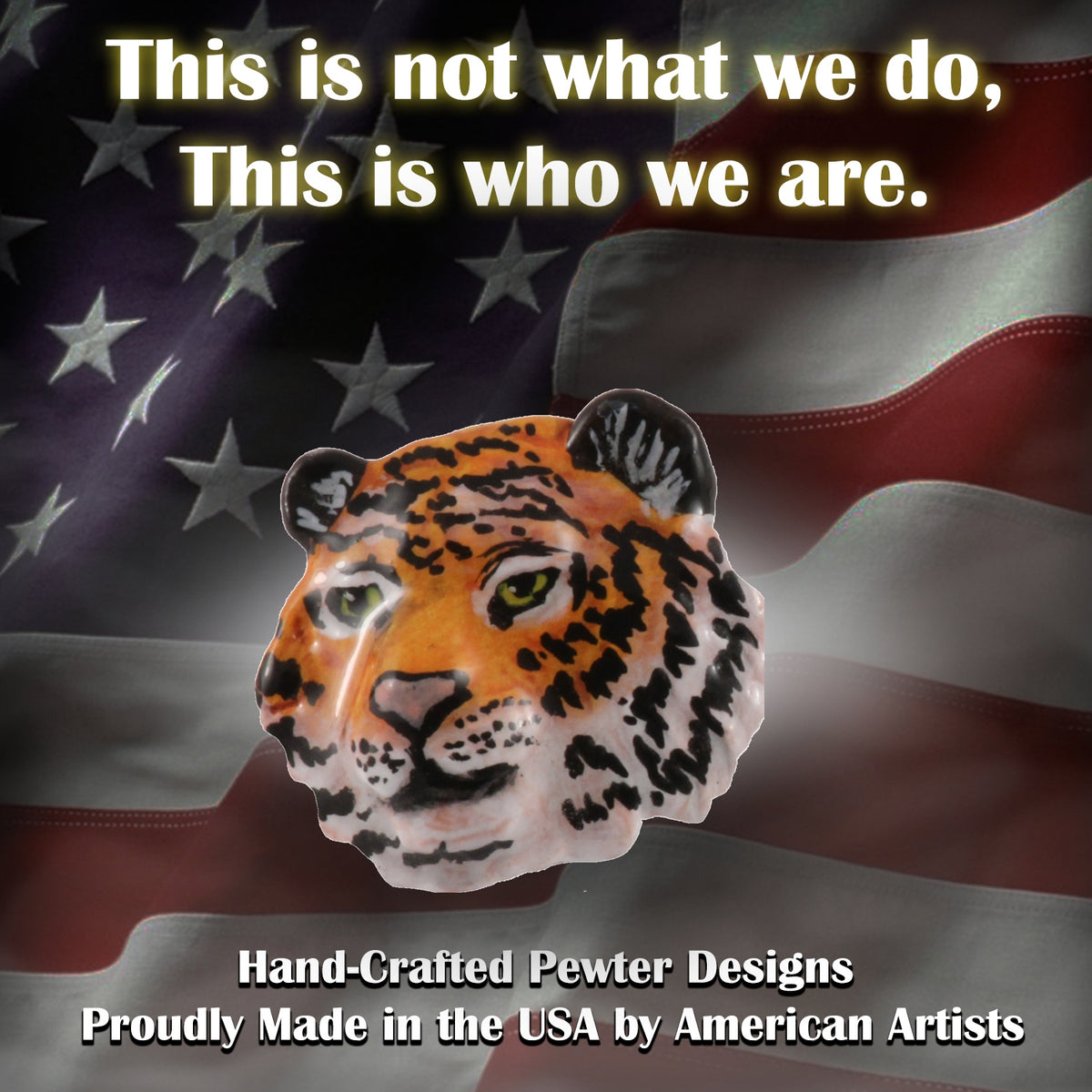 Tiger Head Pin M108