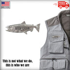 Pewter King Salmon 30Lb Pin P306