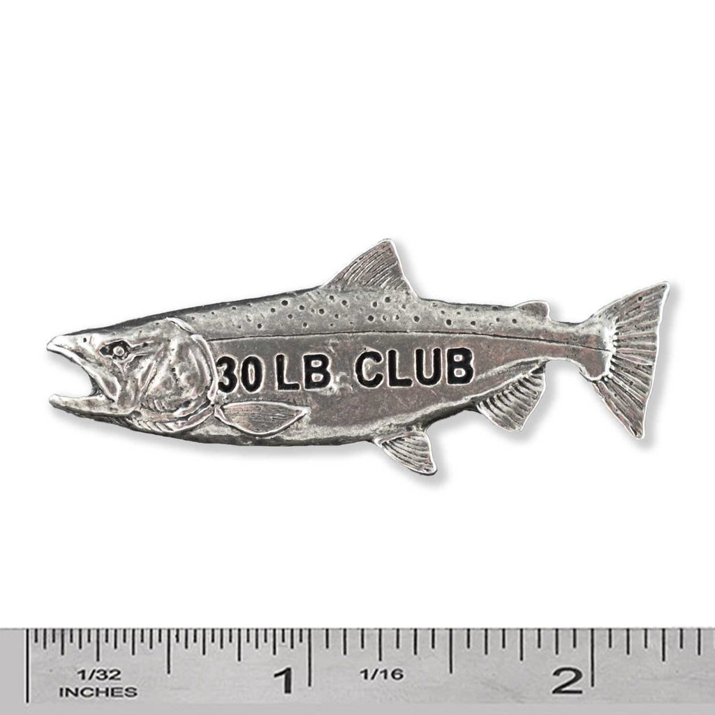 Pewter King Salmon 30Lb Pin P306