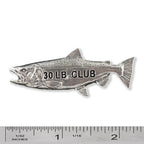 Pewter King Salmon 30Lb Pin P306
