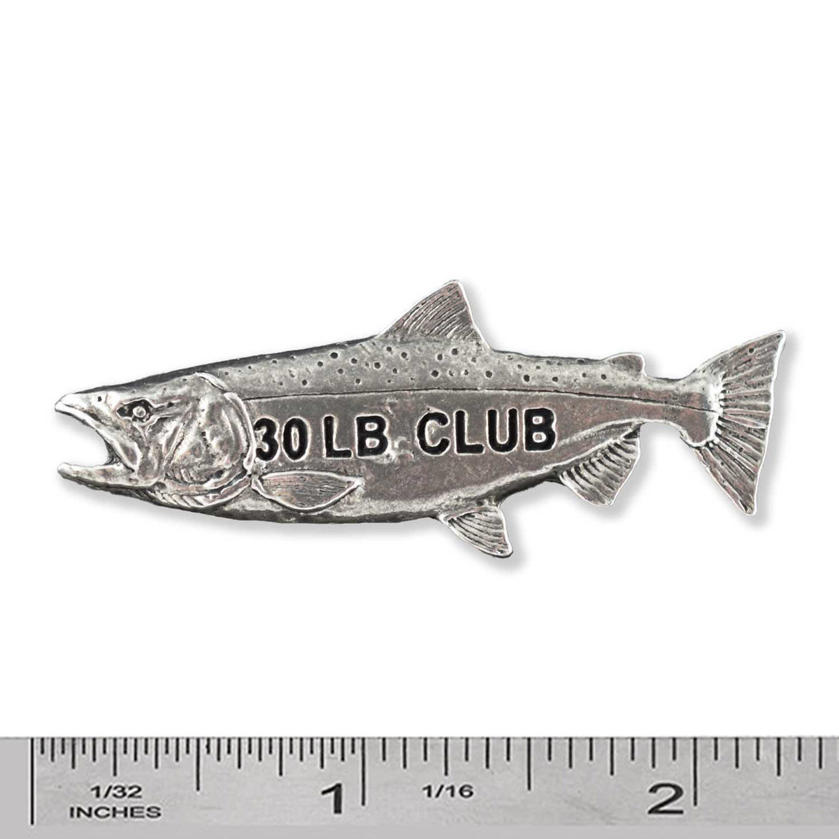 Pewter King Salmon 30Lb Pin P306