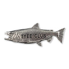Pewter King Salmon Tyee Club Pin P316
