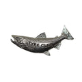 Pewter King Salmon Tyee Club Pin P318