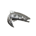 Pewter King Salmon 30Lb Leaping Pin P322