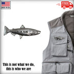 Pewter Coho Salmon 17Lb Pin P336