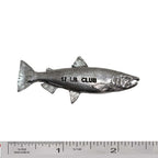 Pewter Coho Salmon 17Lb Pin P336