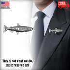 Pewter Coho Salmon 20Lb Pin P338