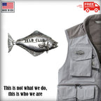 Pewter Halibut 75Lb Pin P354