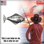Pewter Halibut 75Lb Pin P354