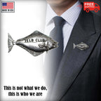 Pewter Halibut 75Lb Pin P354