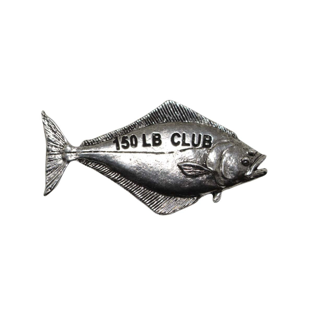 Pewter Halibut 150Lb Pin P358