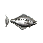Pewter Halibut 200Lb Pin P360