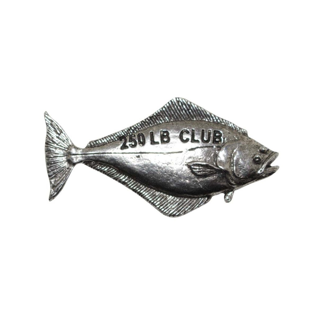 Pewter Halibut 250Lb Magnet P362