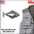 Pewter Halibut 400Lb Pin P368