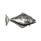 Pewter Halibut 400Lb Pin P368