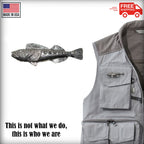 Pewter Lingcod C&R Club Pin P380
