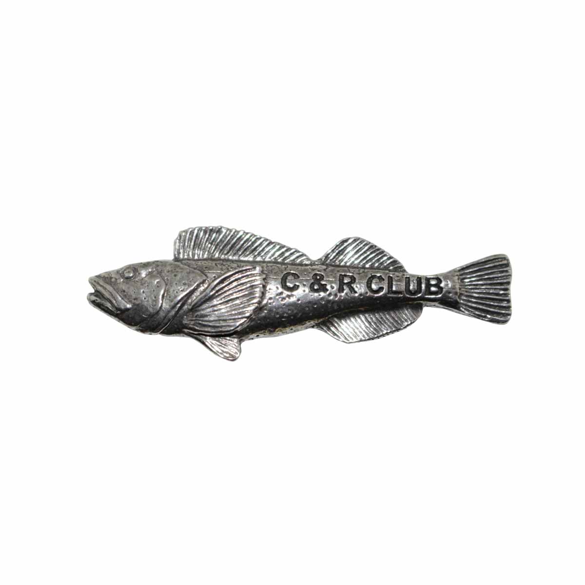 Pewter Lingcod C&R Club Pin P380