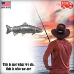 Pewter Rainbow Trout 21'' Club Pin P422