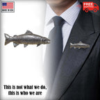 Pewter Rainbow Trout 25'' Club Pin P426
