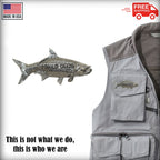 Pewter Tarpon 100Lb Club Permium Pin P458PR