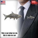 Pewter Tarpon 100Lb Club Permium Pin P458PR