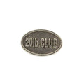 Pewter 20Lb Club Oval Pin P824