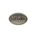 Pewter 100Lb Club Oval Pin P840