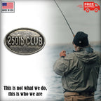 Pewter 250Lb Club Oval Pin P846