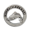 Trout Catch Release Left Retro Magnet R002M