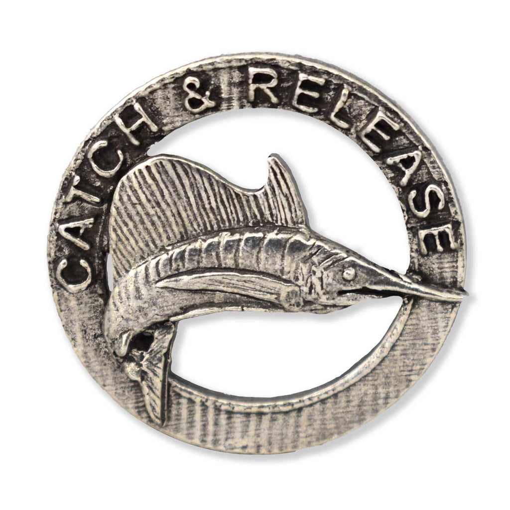 Sailfish Catch Release Retro Magnet R006M