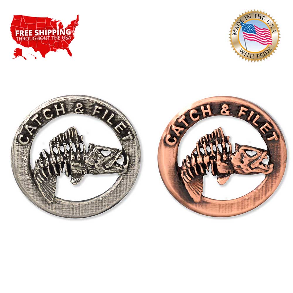 Catch Filet Retro Magnet R007M