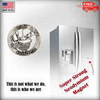 Elk Hunter Retro Magnet R015M