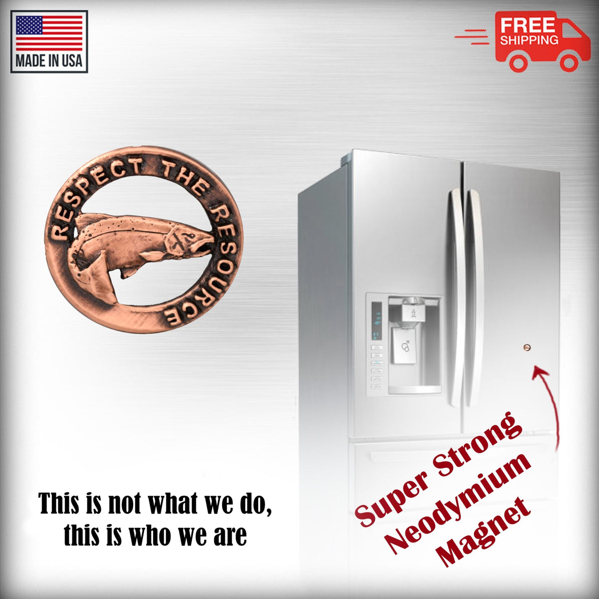 Respect The Resource Retro Magnet R005M