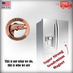 Bass Fisherman Retro Magnet R008M