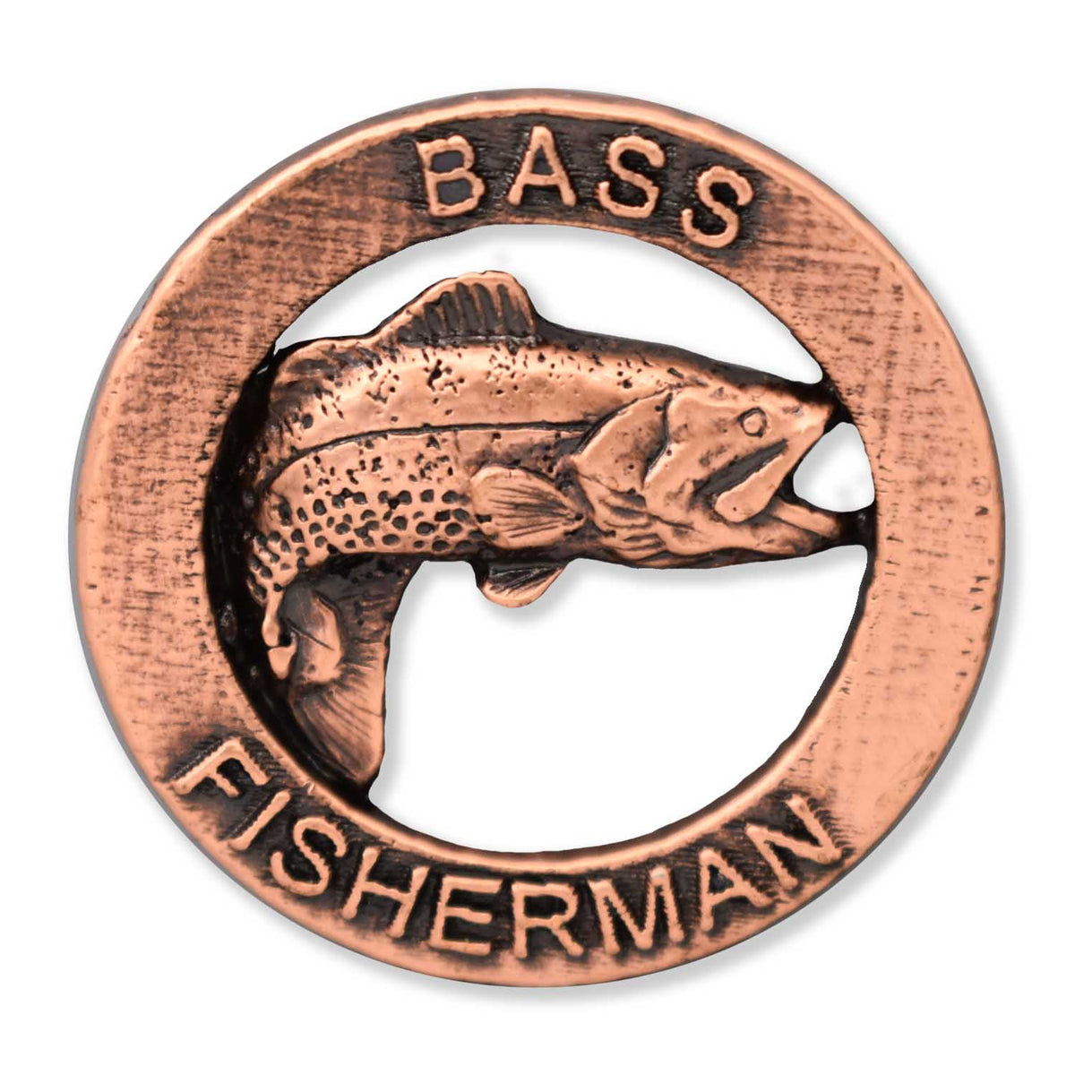 Bass Fisherman Retro Magnet R008M