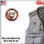 Elk Hunter Retro Pin R015