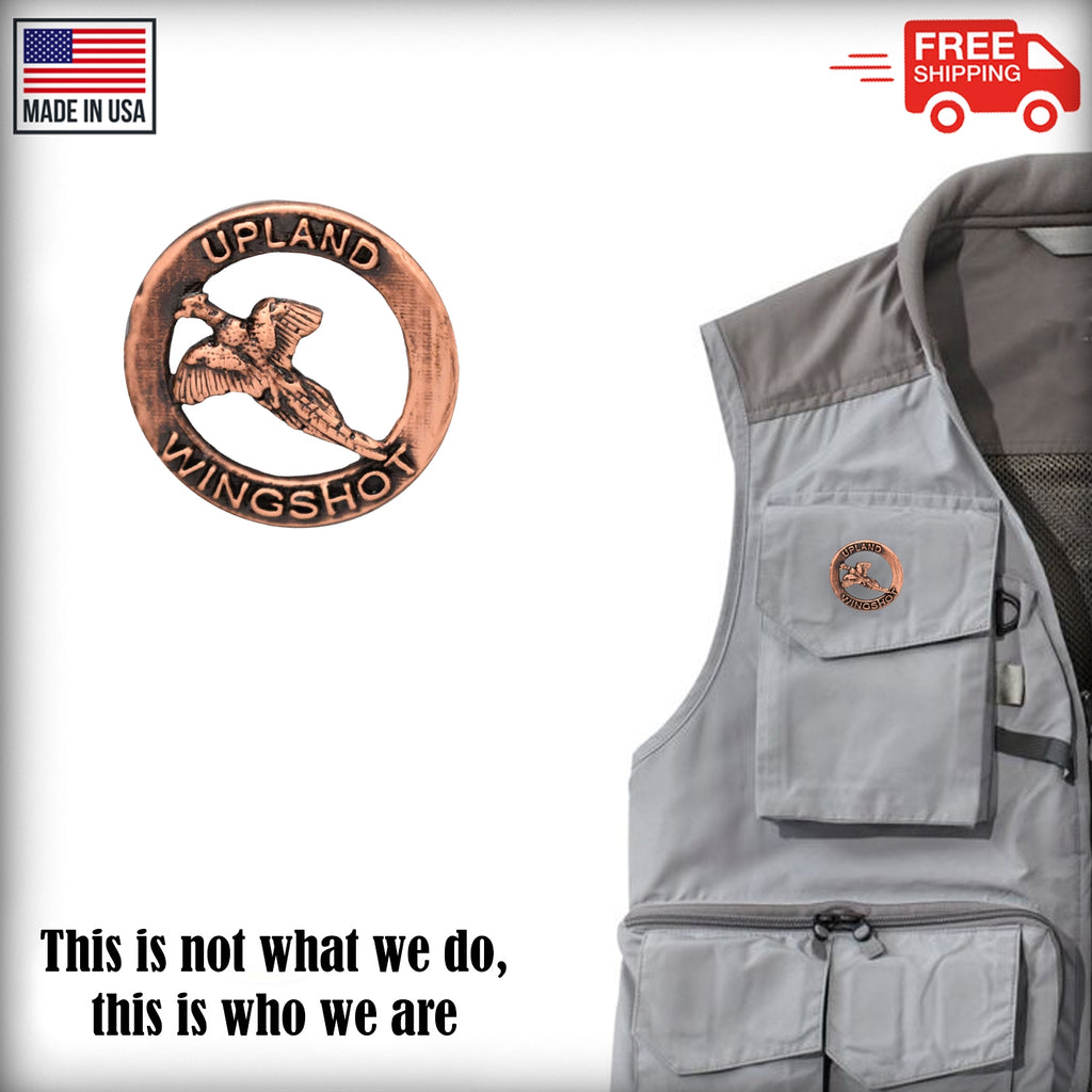 Pheasant Upland Wingshot Retro Pin R021