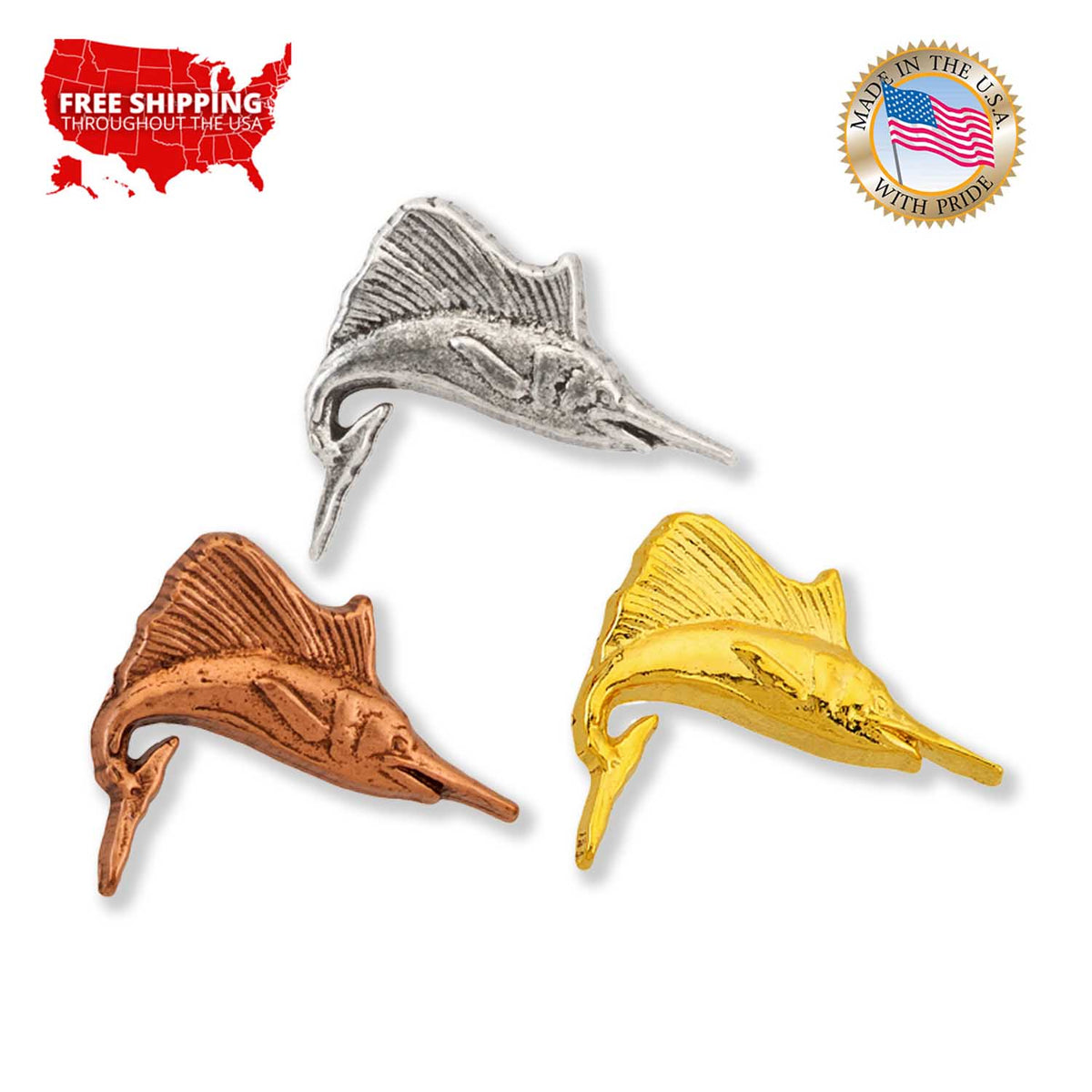 Sailfish Mini Pin S003MP