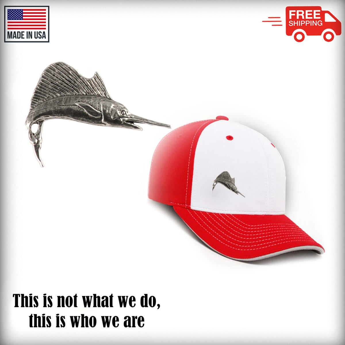 Sailfish Small Pin S004