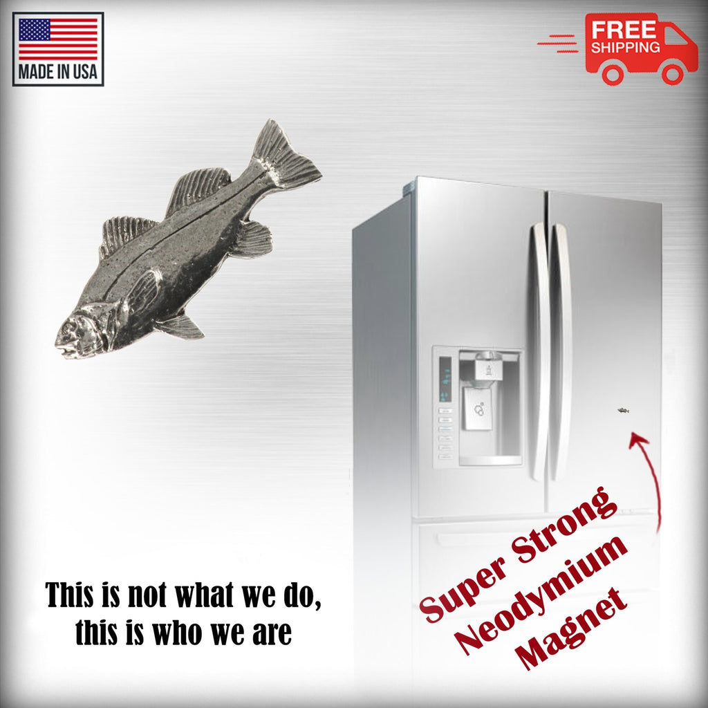 Calico Bass Magnet S014