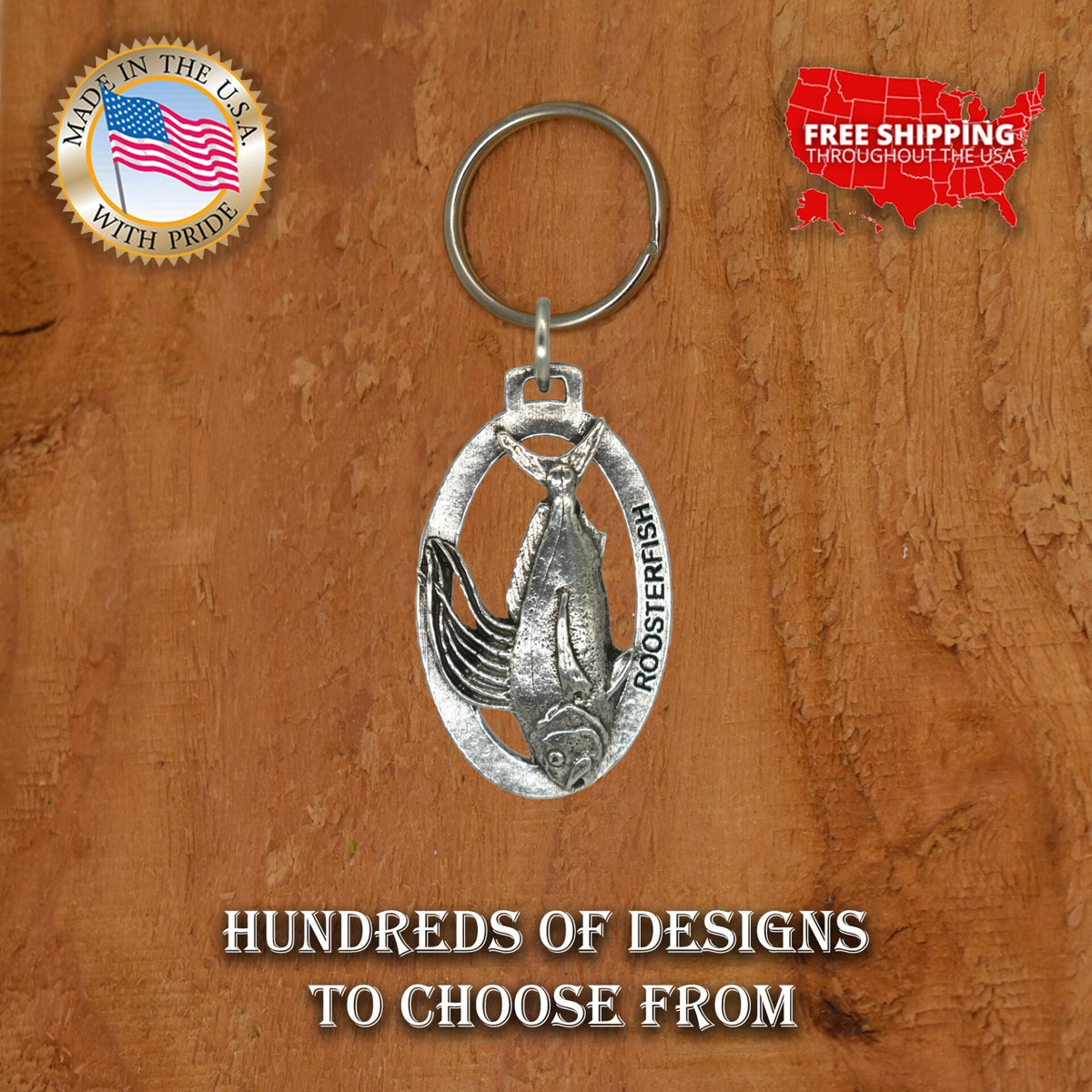 Roosterfish Keychain S024KC