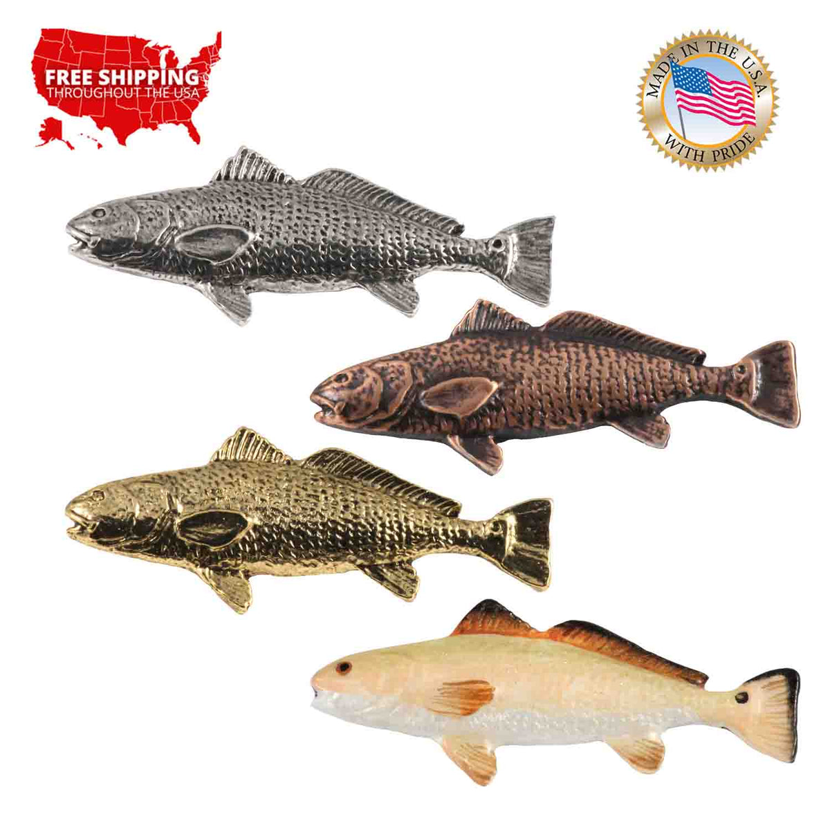 Redfish Large Pin S030