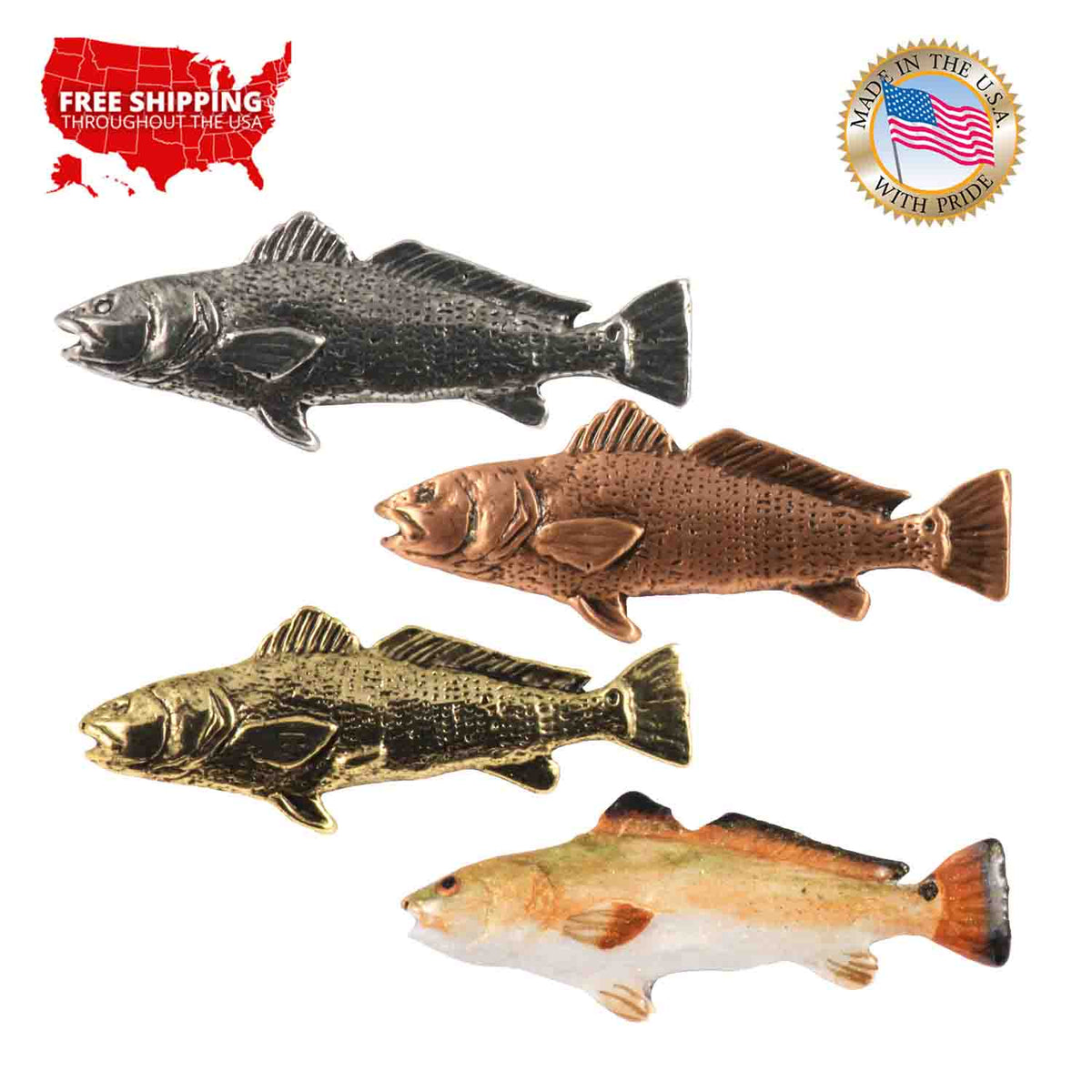 Redfish Small Magnet S031