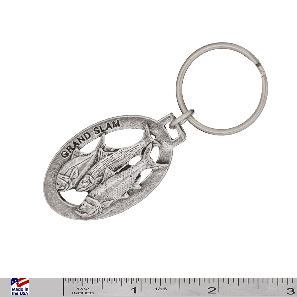 Saltwater Inshore Grand Slam Fishing Keychain S035KC